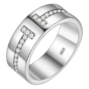 White Gold Ring LSJ675