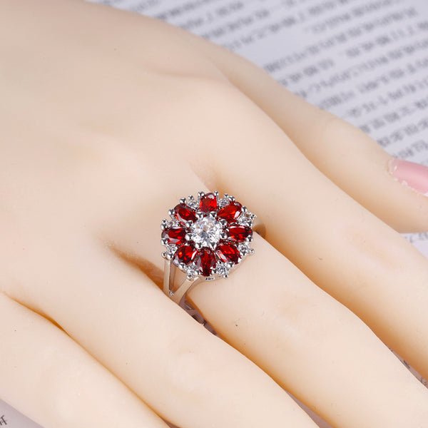 White Gold Ring LSJ678