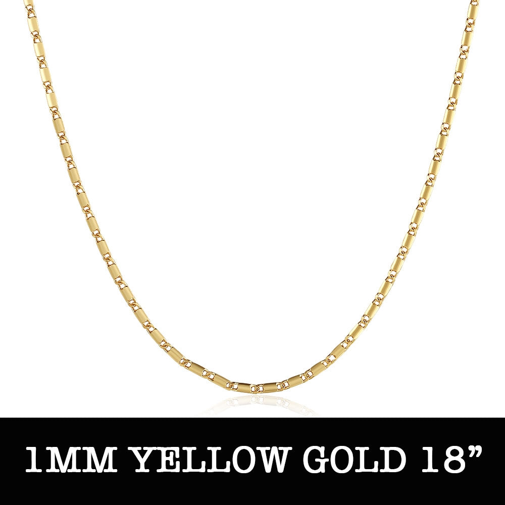 Gold Chain 18inch 1.5mm LSC018