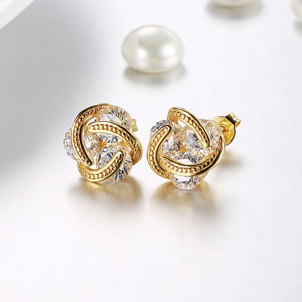 Gold Earrings LSE093