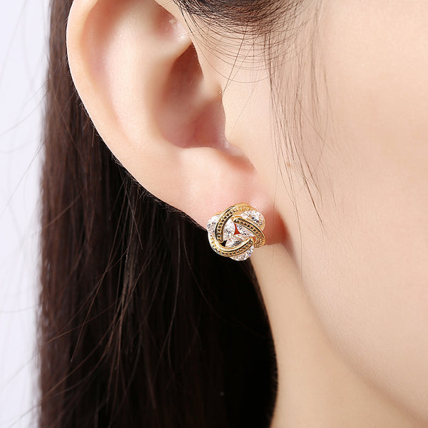 Gold Earrings LSE093