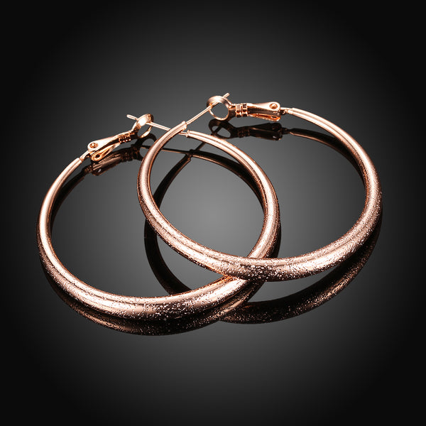 Rose Gold Earrings LSE095