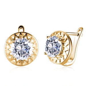 Gold Earrings LSE120