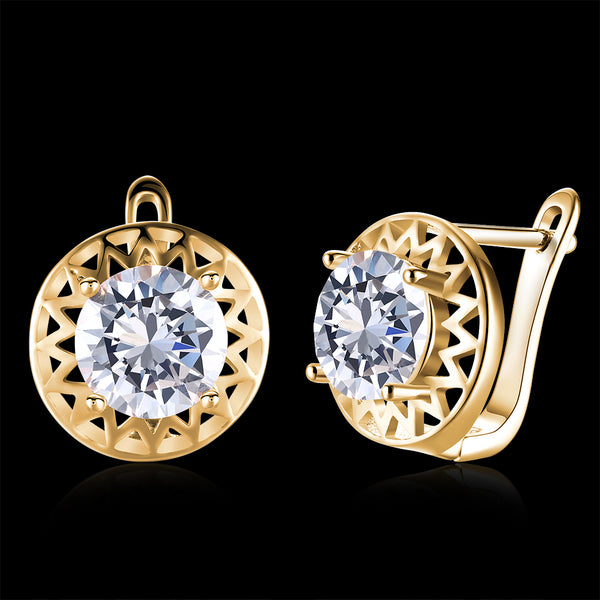 Gold Earrings LSE120