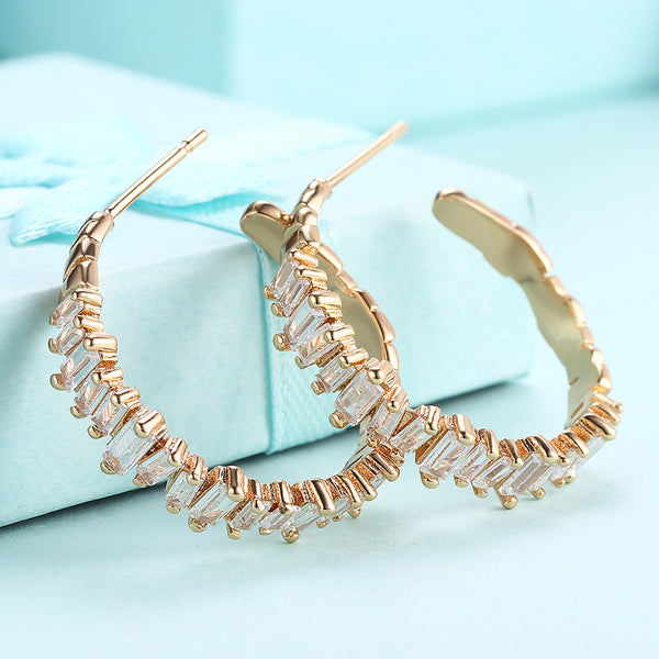 Gold Earrings LSE128