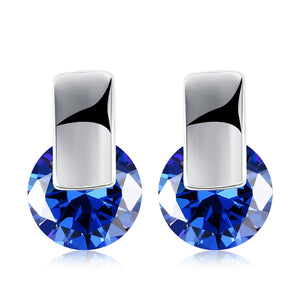 White Gold Earrings LSE159