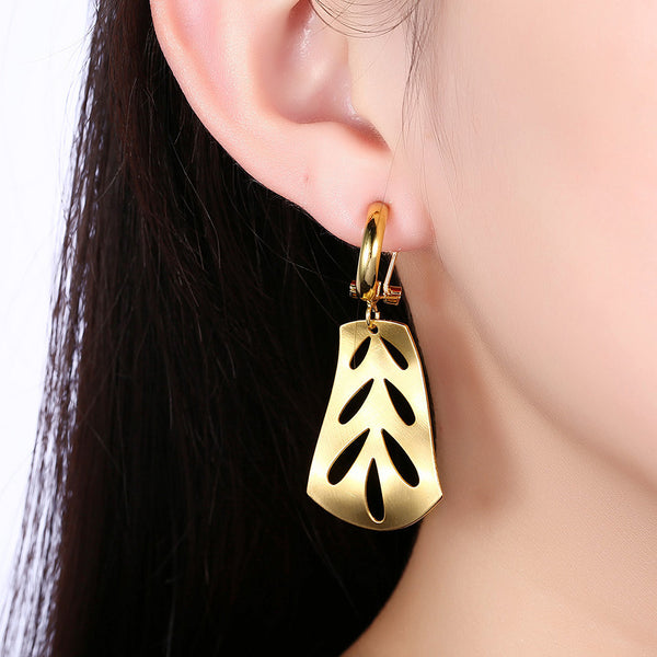 Gold Earrings LSE164