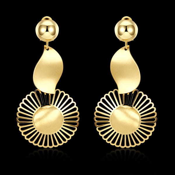 Gold Earrings LSE175