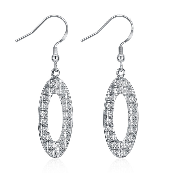 White Gold Earrings LSE219