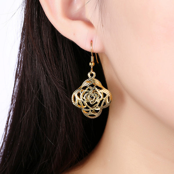 Gold Earrings LSE227