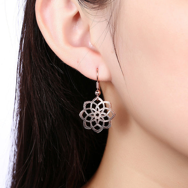 Rose Gold Earrings LSE228