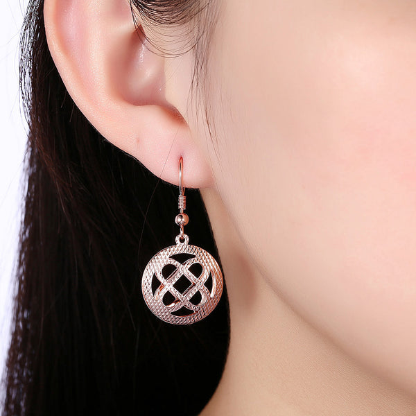 Rose Gold Earrings LSE230