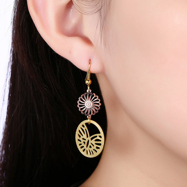 Gold Earrings LSE232