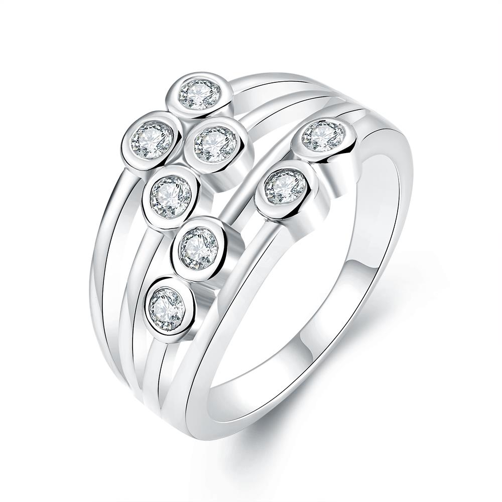 White Gold Ring LSR006-C