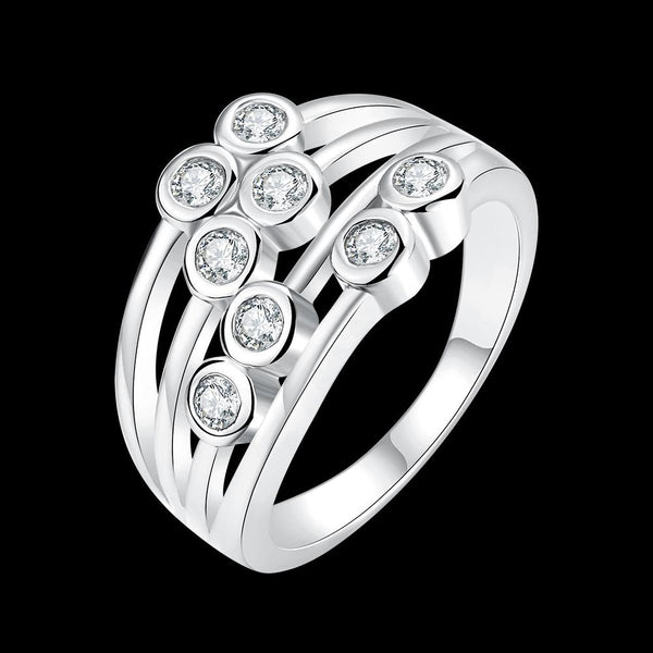 White Gold Ring LSR006-C