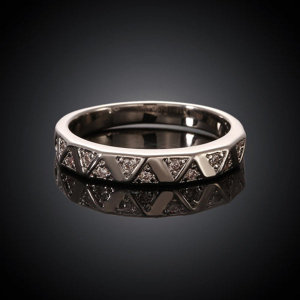 White Gold Ring LSR024-C