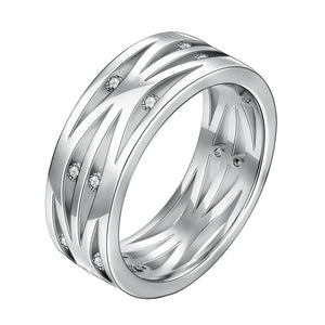 White Gold Ring LSR115-C