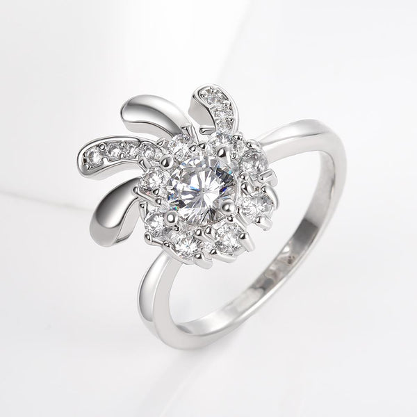 White Gold Ring LSR116-C