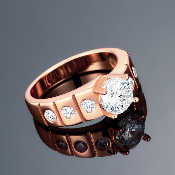 Rose Gold Ring LSRR123-B