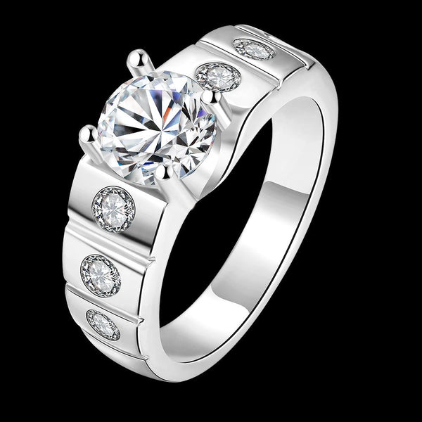 White Gold Ring LSR123-C