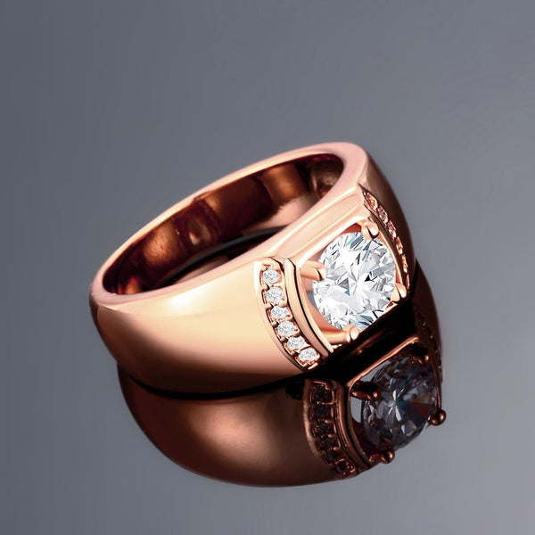 Rose Gold Ring LSRR125-B