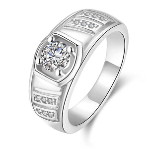 White Gold Ring LSR127-C