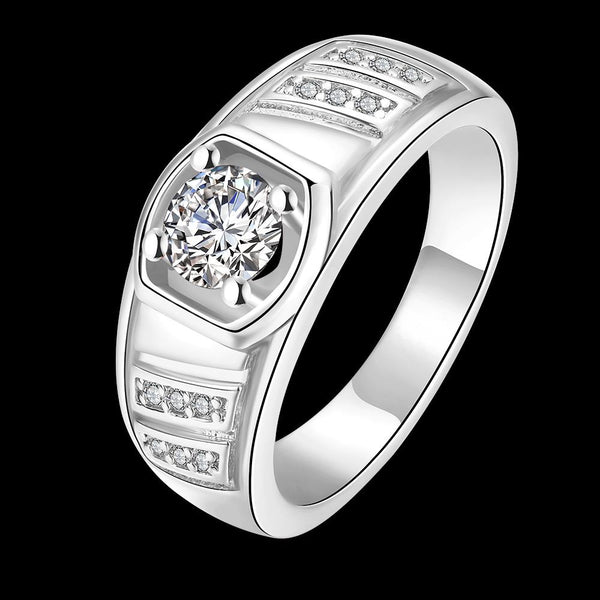 White Gold Ring LSR127-C