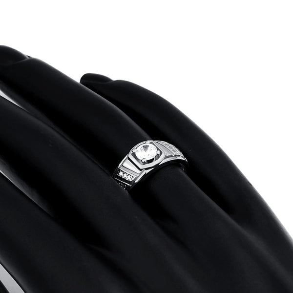 White Gold Ring LSR127-C