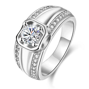 White Gold Ring LSR128-C