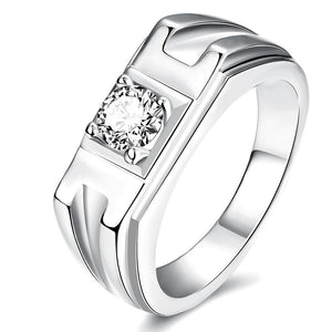 White Gold Ring LSR130-C