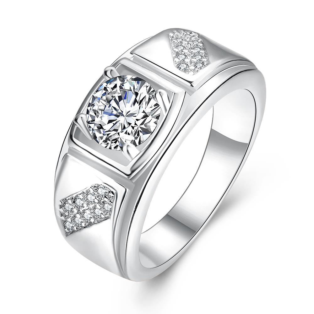 White Gold Ring LSR132-C