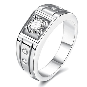 White Gold Ring LSR133-C