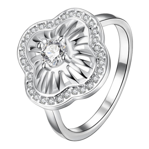 White Gold Ring LSR138-C