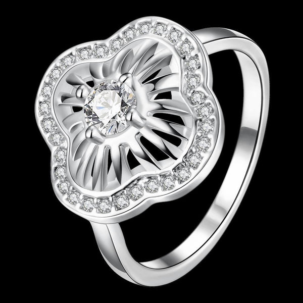 White Gold Ring LSR138-C