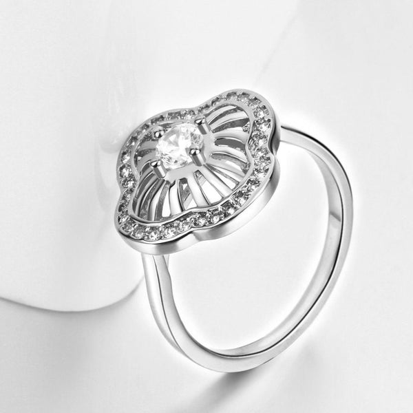 White Gold Ring LSR138-C