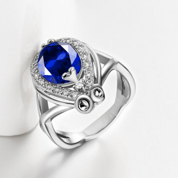 White Gold Ring LSR139-C