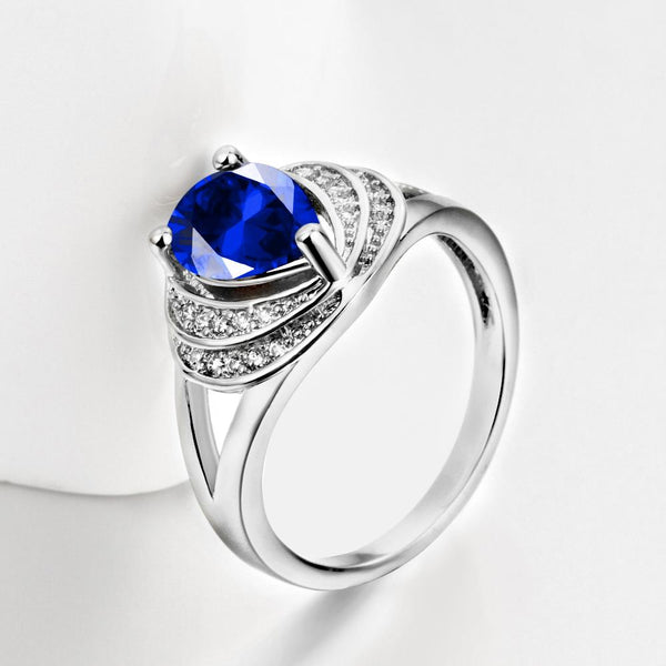 White Gold Ring LSR140-C