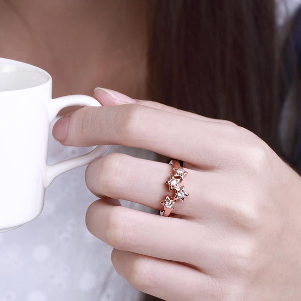 Rose Gold Ring LSR163-A