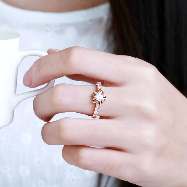 Rose Gold Ring LSR164-A