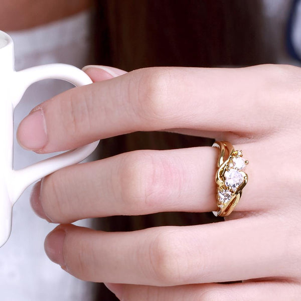 Gold Ring LSR166-B