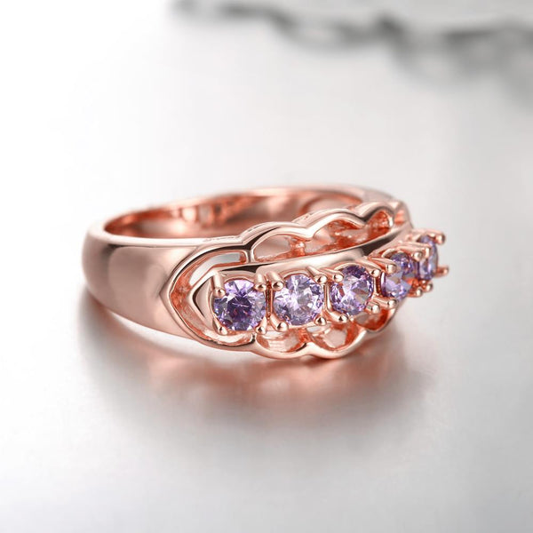 Rose Gold Ring LSR175-A