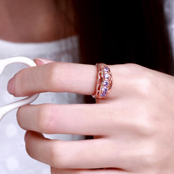 Rose Gold Ring LSR175-A