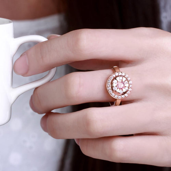 Rose Gold Ring LSR177-A