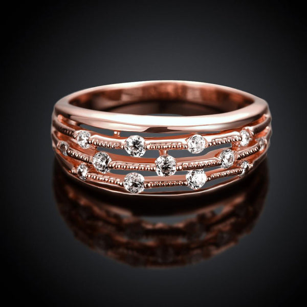 Rose Gold Ring LSR185-A