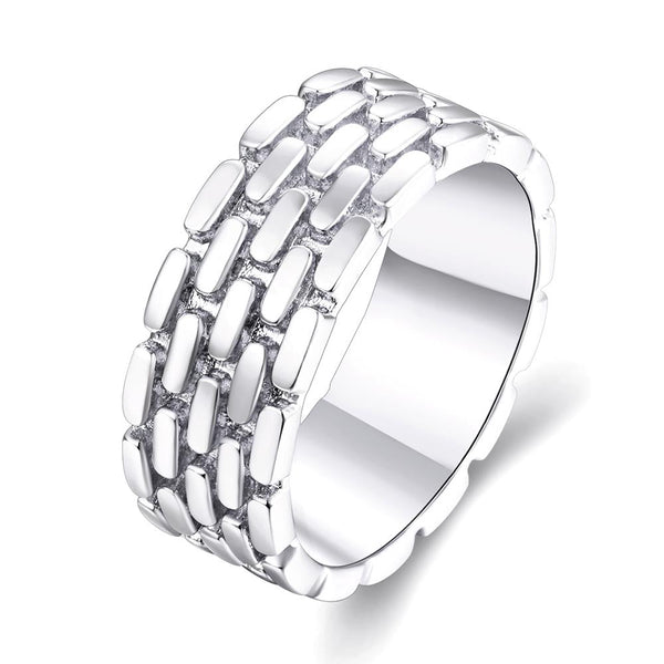 White Gold Ring LSR198-C