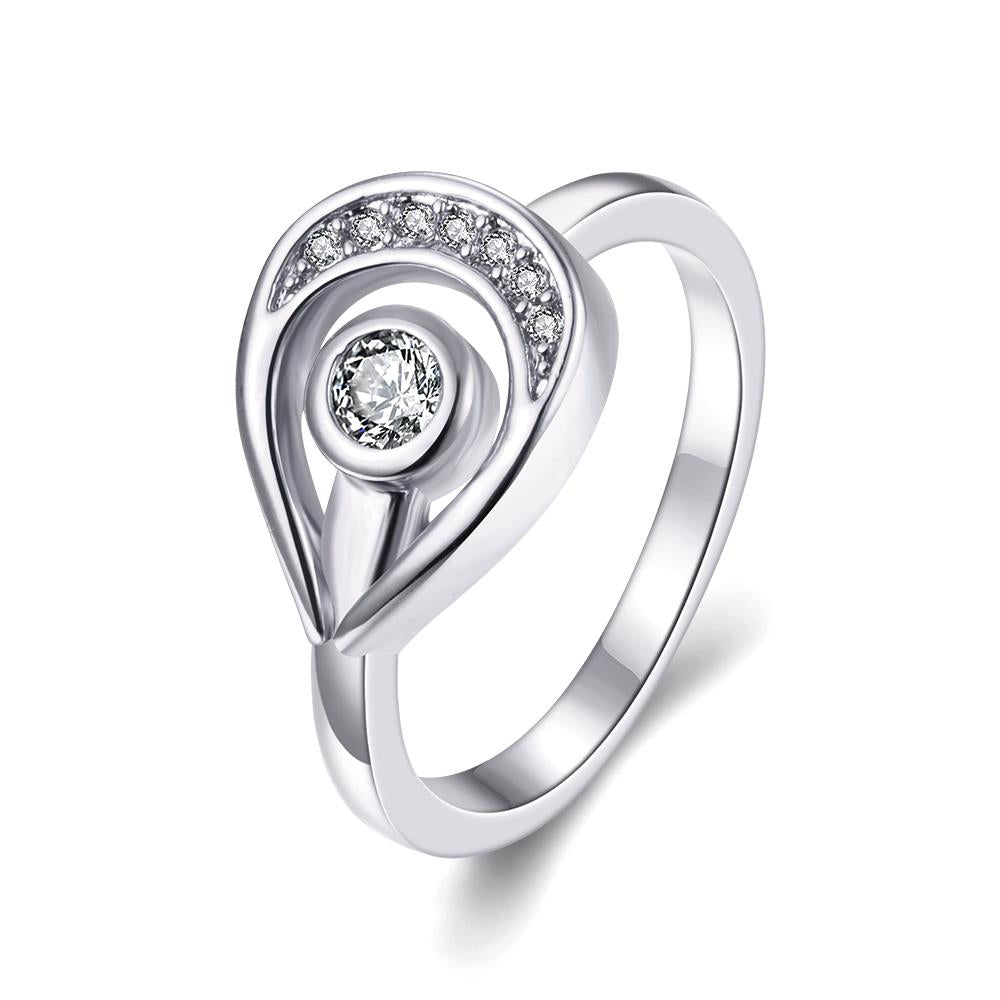 White Gold Ring LSR213-C