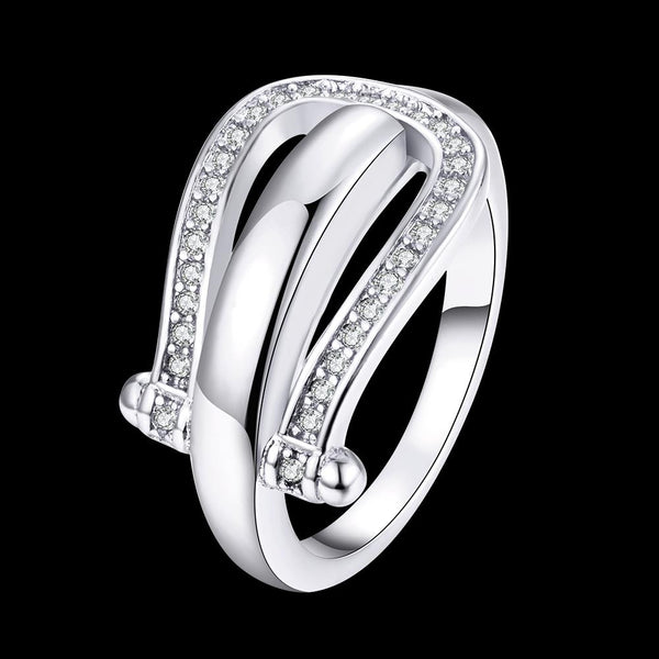 White Gold Ring LSR217-C