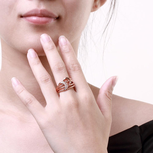 Rose Gold Ring LSRR248-B