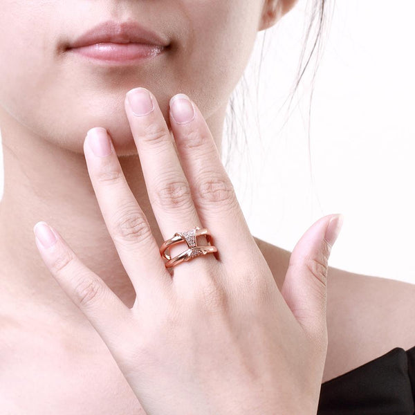 Rose Gold Ring LSRR250-B