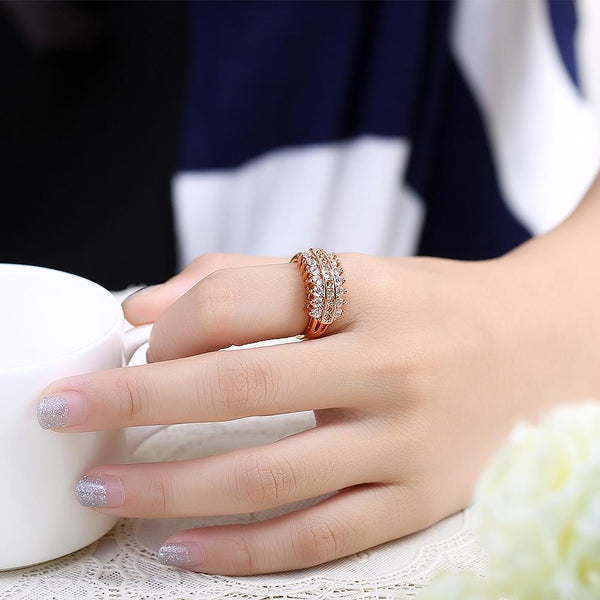 Rose Gold Ring LSR354-B